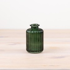 Set of 6 Green Bottle Glass