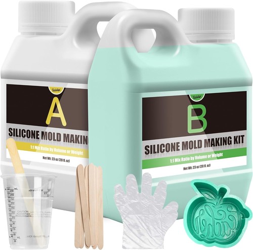 Silicone mould making kit - silicone,