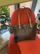 Nine West brown monogram handbag