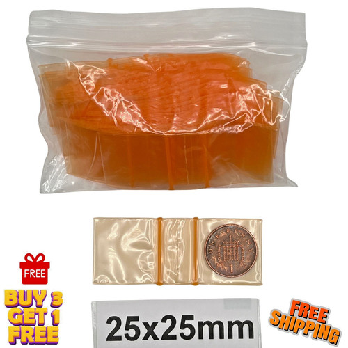 100 reusable 25x25mm orange - reusable,
