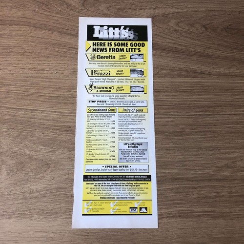 Guns164 magazine advert 12x5 - guns164,