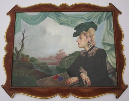 Vintage portrait painting - vintage,