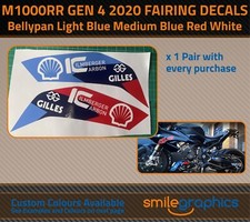 BMW S1000RR M belly Pan Decals