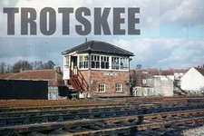 35mm Slide BR British Rail Scene View Frome North Signal Box 1974 Original