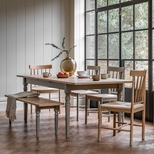 Gallery Direct Eton Extending Dining Table Prairie
