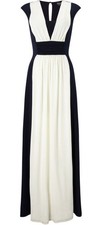 BNWOT Phase Eight PALMA Dress Navy/White UK14 Grecian Goddess style 