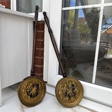 Antique Brass and wood bed