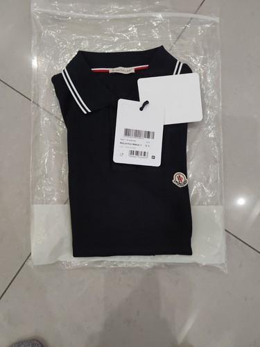Moncler polo medium black - moncler,