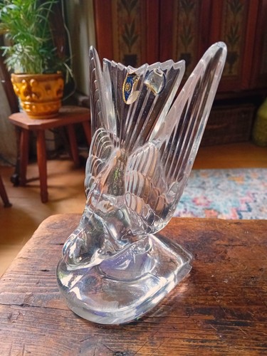 Bohemian crystal swallow bird - bohemian,