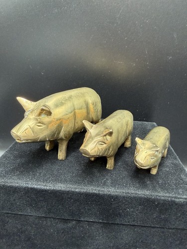 Set vintage antique brass - antique,