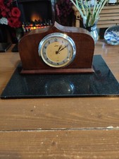 Rare 1930s Art Deco Oak 8 Day Mantle Clock By Garrard's Of London Working Well.
