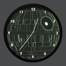Star Wars Glow In The Dark Wall Clock