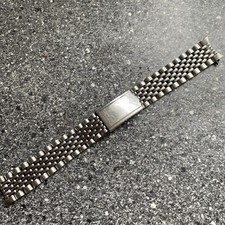 Vintage Prima Plana BOR Beads Of Rice  Bracelet 18mm End Links Diver Chronograph