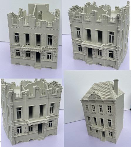 Damaged complete buildings - complete,