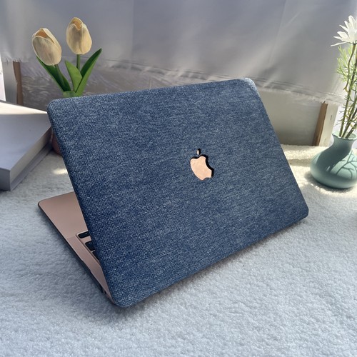 Woven denim leather shell - denim,