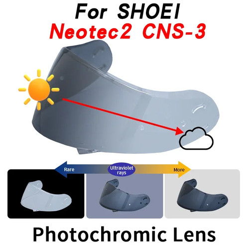 Photochromic visor shoei - photochromic,