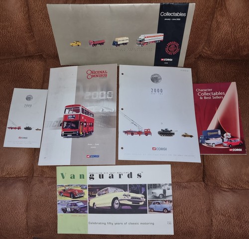 Corgi die cast brochures - x6,