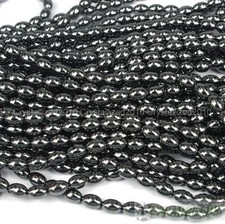 100pcs Natural Black Jet