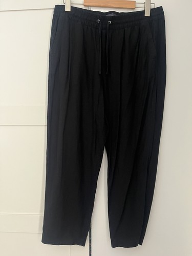 Linen blend tapered - linen,