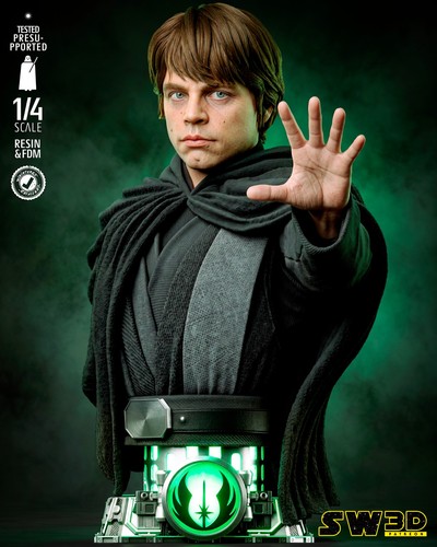 Luke skywalker sw3d printed - luke,