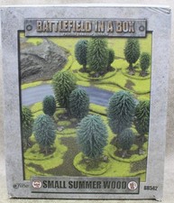 15mm WW2 Scenery SMALL SUMMER WOOD Battlefield in Box BB542 Flames of War 33106