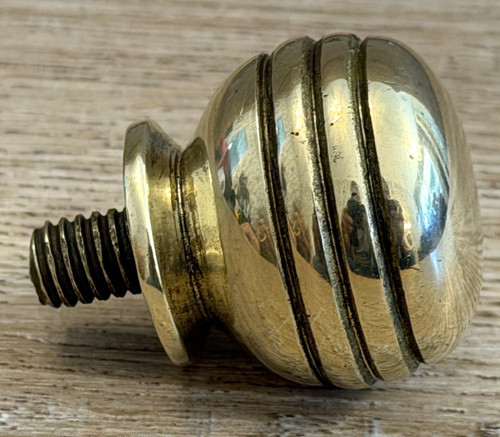 Vintage brass finial - vintage,