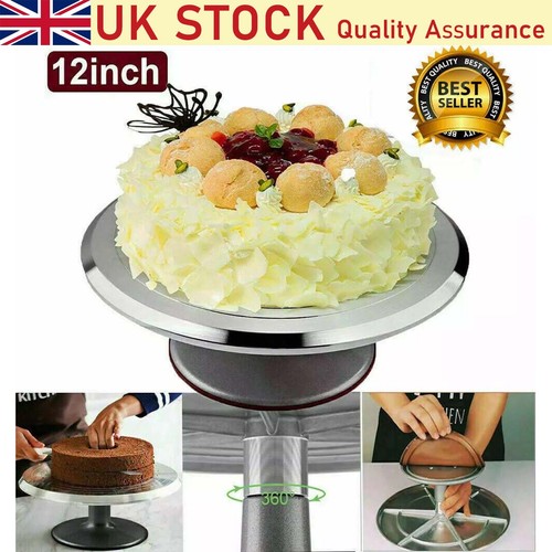 Cake turntable aluminum - cake, 12''