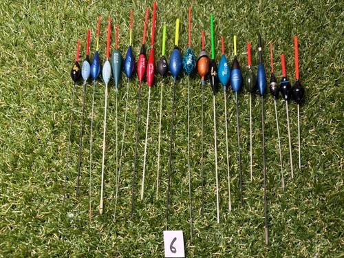 Used pole fishing floats - used,