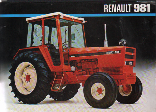 Renault 981 tractor brochure - renault,