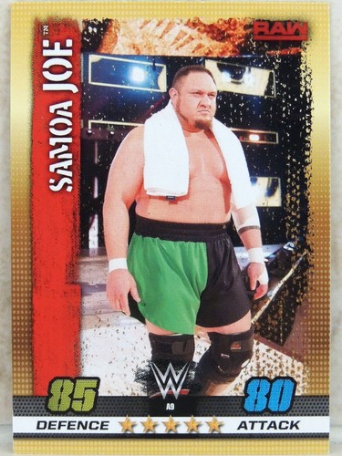 Wwe topps slam attax - attax, 10th