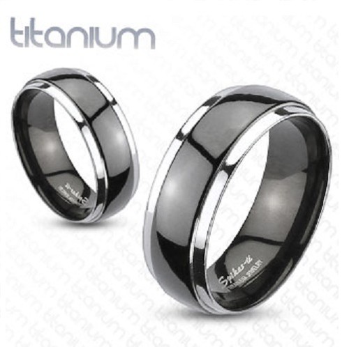 Mens black solid - black, titanium