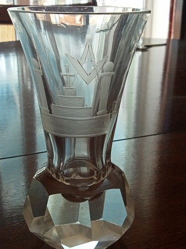 Exceptional masonic glass - exceptional,