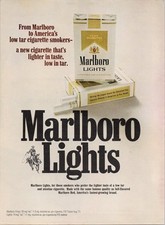 Marlboro Lights Vintage 1972