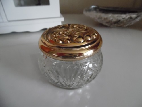 Vintage avon vanity jar - vintage, jar—rich