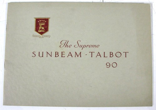 Sunbeam talbot car sales - talbot,