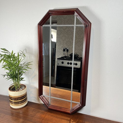 Vintage wood frame - vintage, octagonal