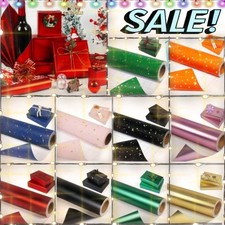 Gift Wrap Roll Matte Metal Birthdays Wrapping Paper Assorted Design Decoration