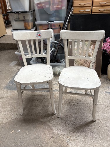 White kitchen dining chair - white,