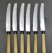 Vintage 6 Faux Bone Handle
