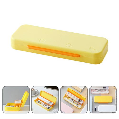 School supply box plastic - school,
