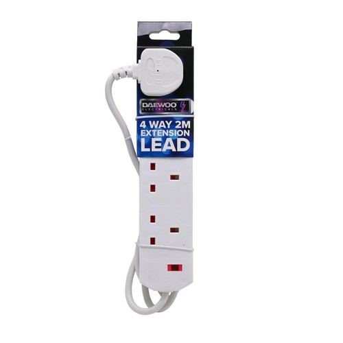 Gang way lead uk plug - 2m,