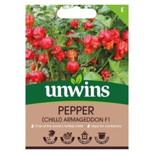 Unwins Armageddon Chilli Seeds One Of the World's Hottest Chilli 1.3 Million SUH