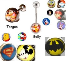 New Logo Belly or Tongue Bar