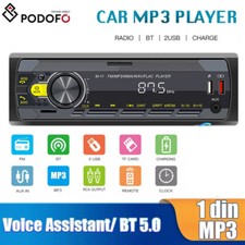 Single 1 Din Car Stereo Radio Bluetooth FM/USB/AUX MP3 Player In-dash Head Unit