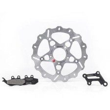 Braking oversized front brake