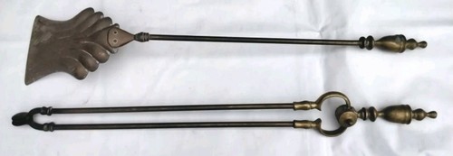 Antique large brass coal - antique,