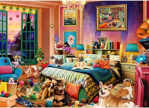 1000 pieces jigsaw - 1000, for