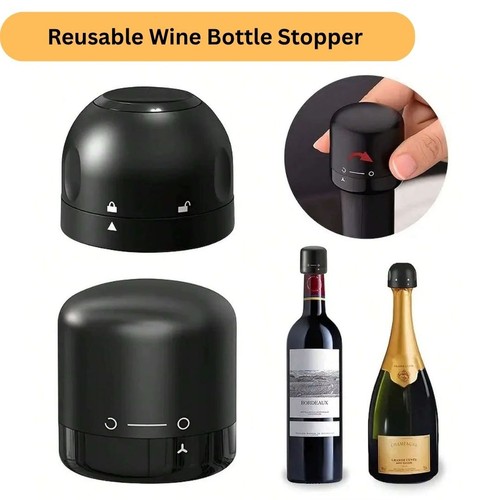 Reusable wine bottle stopper - bottle,
