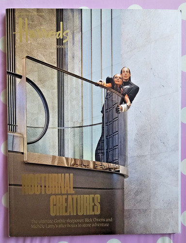 Harrods magazine fashion - harrods,