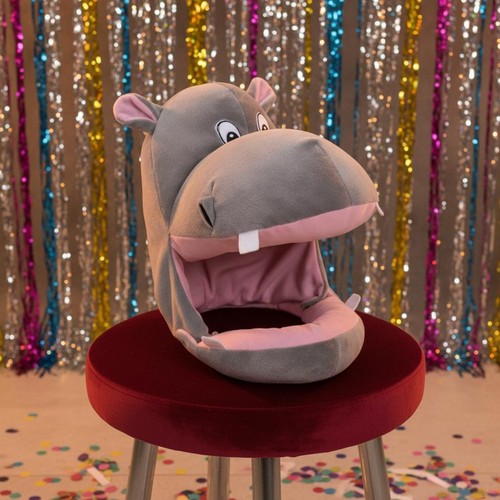 Fuzzy hippo hood - fuzzy, photo
